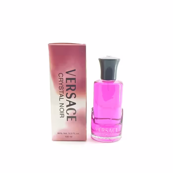 ادکلن زنانه ورساچه کریستال نویر لوکاباسی حجم 100 میل VERSACE CRYSTAL NOIR