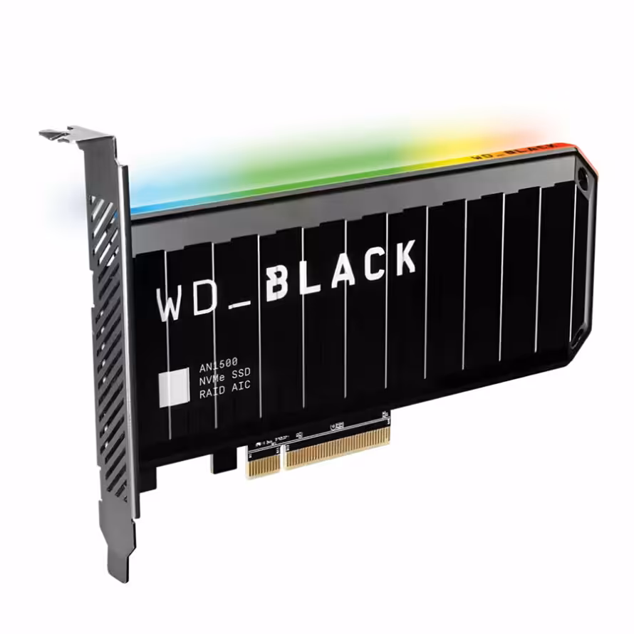 کارت اس اس دی داخلی وسترن دیجیتال AN1500 NVMe PCI-E RGB 4TB