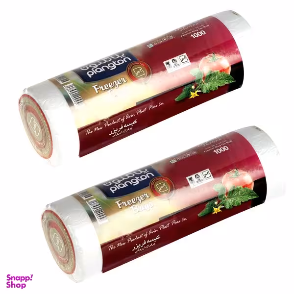 کیسه فریزر پلانگتون مدل P_1000_FIR دو بسته 1000 عددی