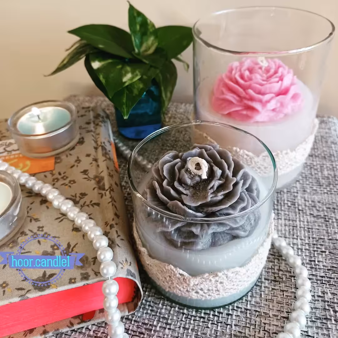 شمع جارشیشه ای