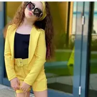 ست لاکچری دخترانه زرد