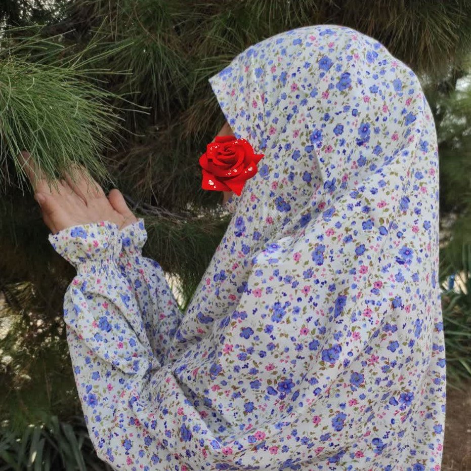 چادر نماز استین پرنسسی، تترون اعلای بروجرد سایز بندی