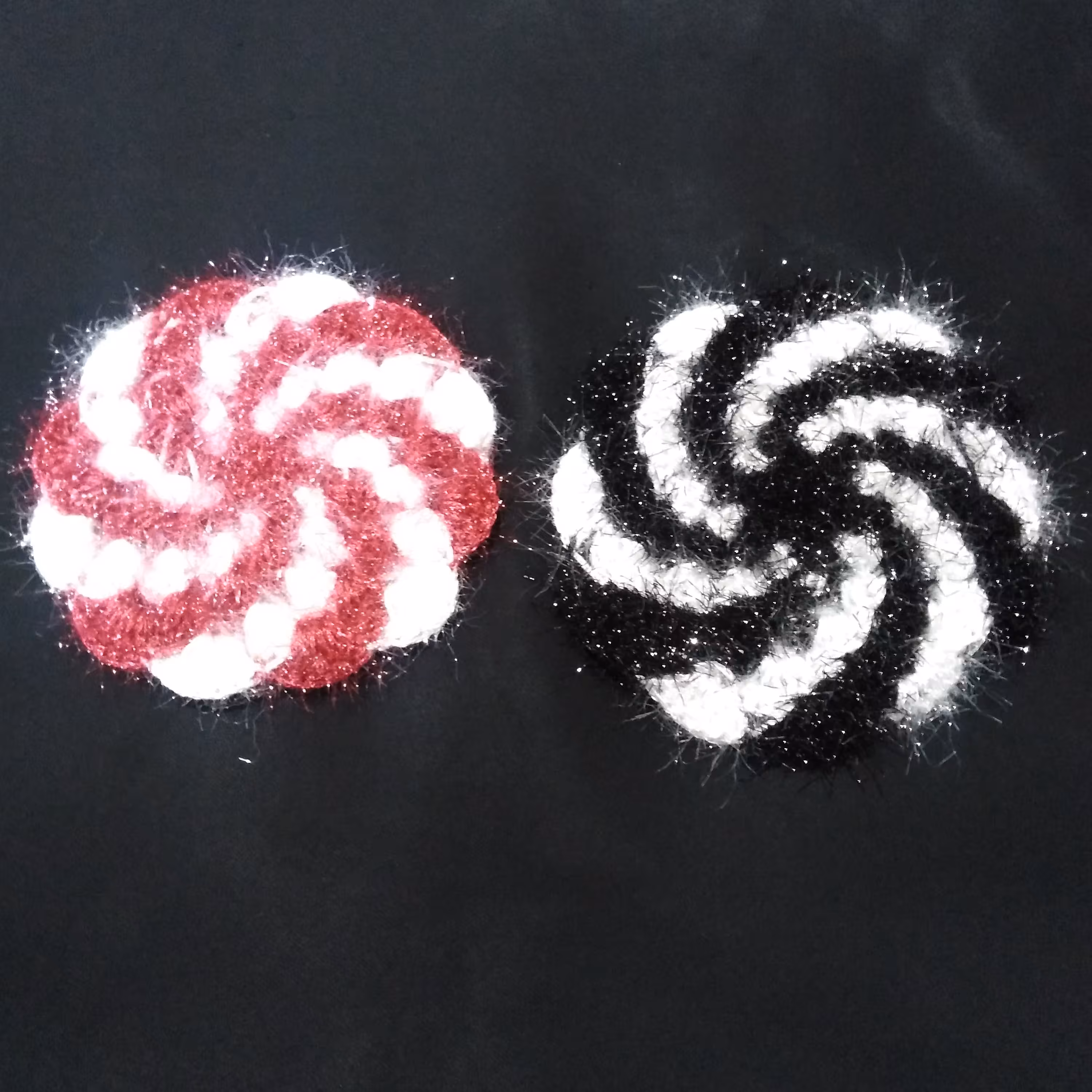 اسکاج بافتنی طرح آبنباتی