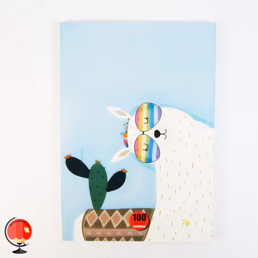 دفتر مشق 100 برگ طرح گربه آپادانا