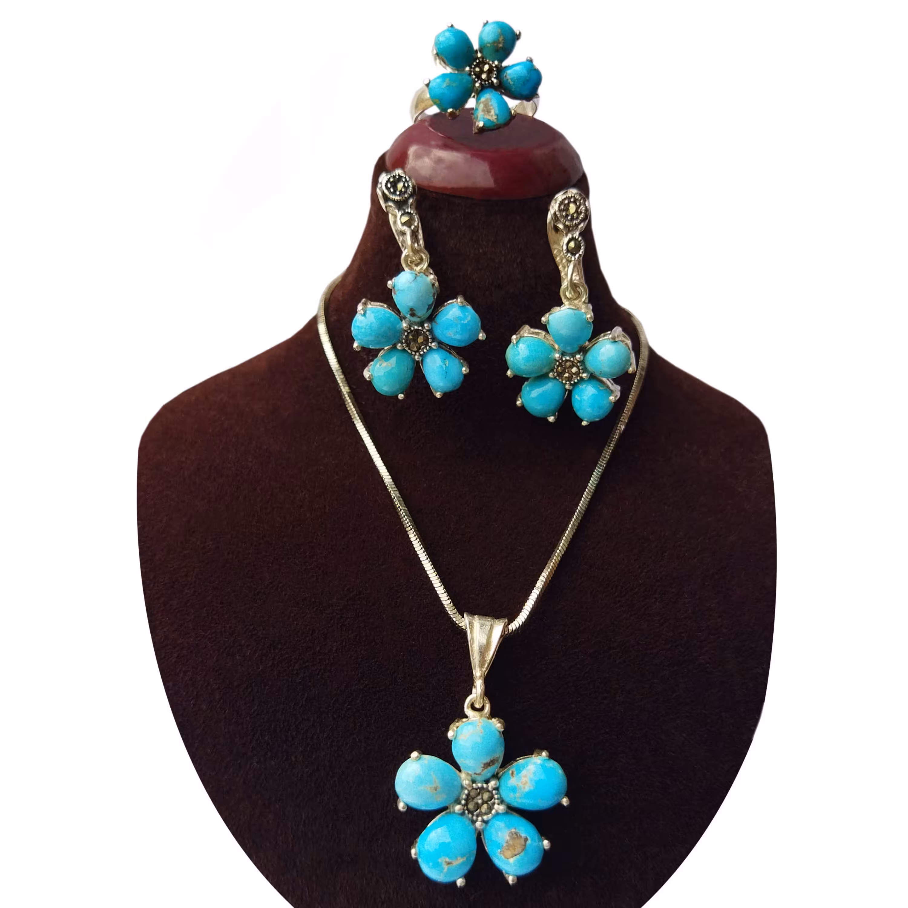 نیم ست نقره