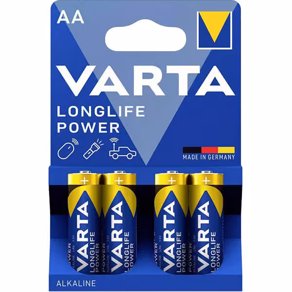 باتری قلمی Longlife Power وارتا بسته 4 عددی