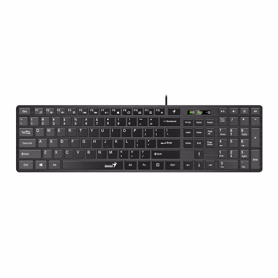 قیمت و خرید کیبورد باسیم جنیوس مدل SlimStar 126 | یاس ارتباط