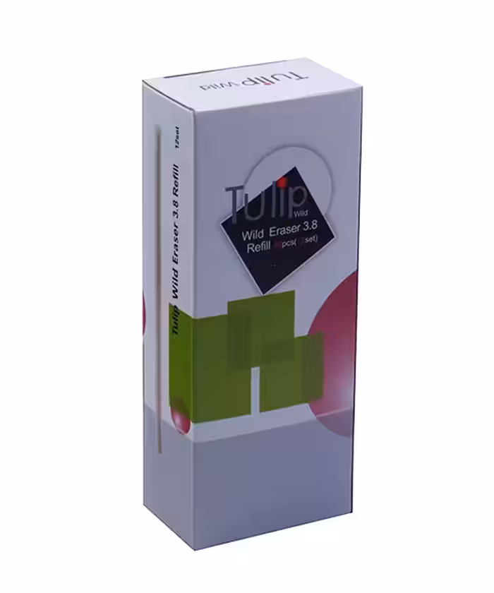 پاک کن یدکی باریک تولیپ (12 تایی)