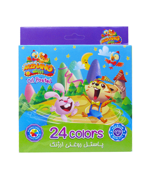 پاستل  ارژنگ 24 رنگ مقوایی