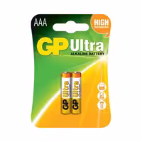 باتری نیم قلمی GP مدل Ultra alkaline کد GP24AU