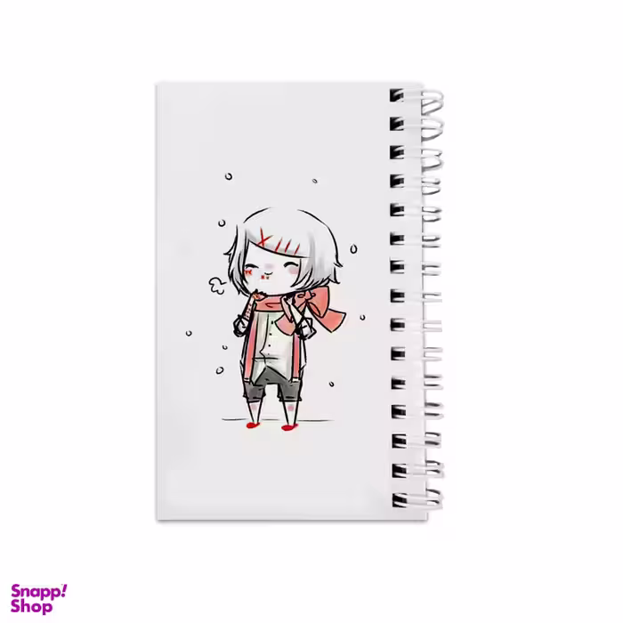 دفترچه ۶۴ برگ مدل تو دو لیست  طرح انیمه توکیو غول کد bambi94621