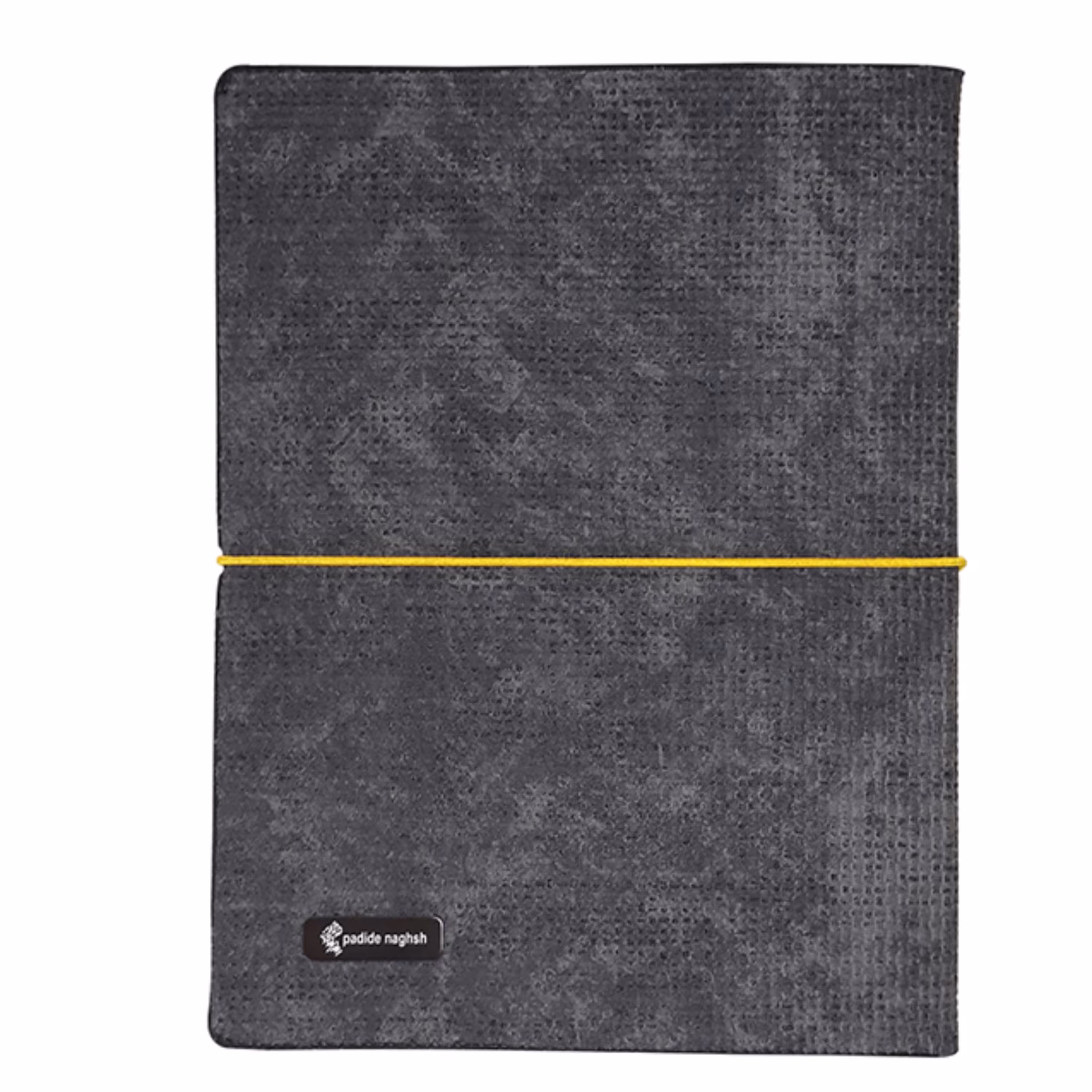 کلاسور 20 حلقه طرح سنگی مدل تاتامی - زرد