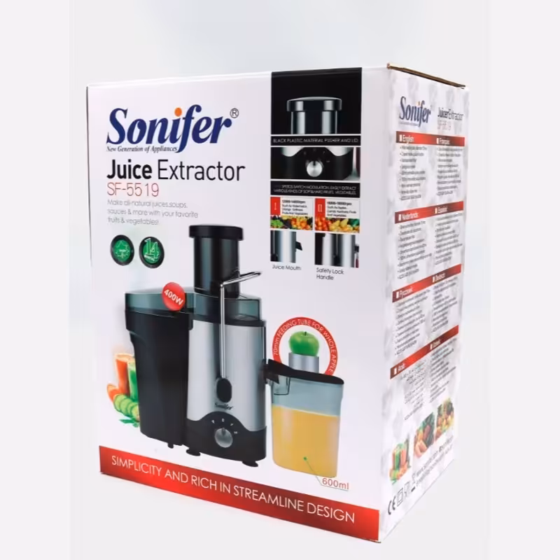 آبمیوه گیری سونیفر تک کاره مدل 5519 (پس کرایه)