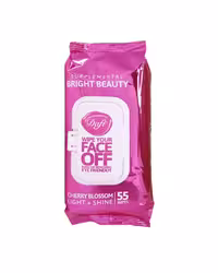 دستمال مرطوب پاک کننده آرایش دافی Dafi حاوی عصاره شکوفه گیلاس ژاپنی بسته 55 عددی