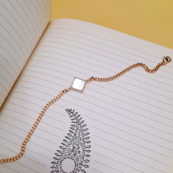  دستبند ژوپینگ رنگ ثابت با آبکاری طلا