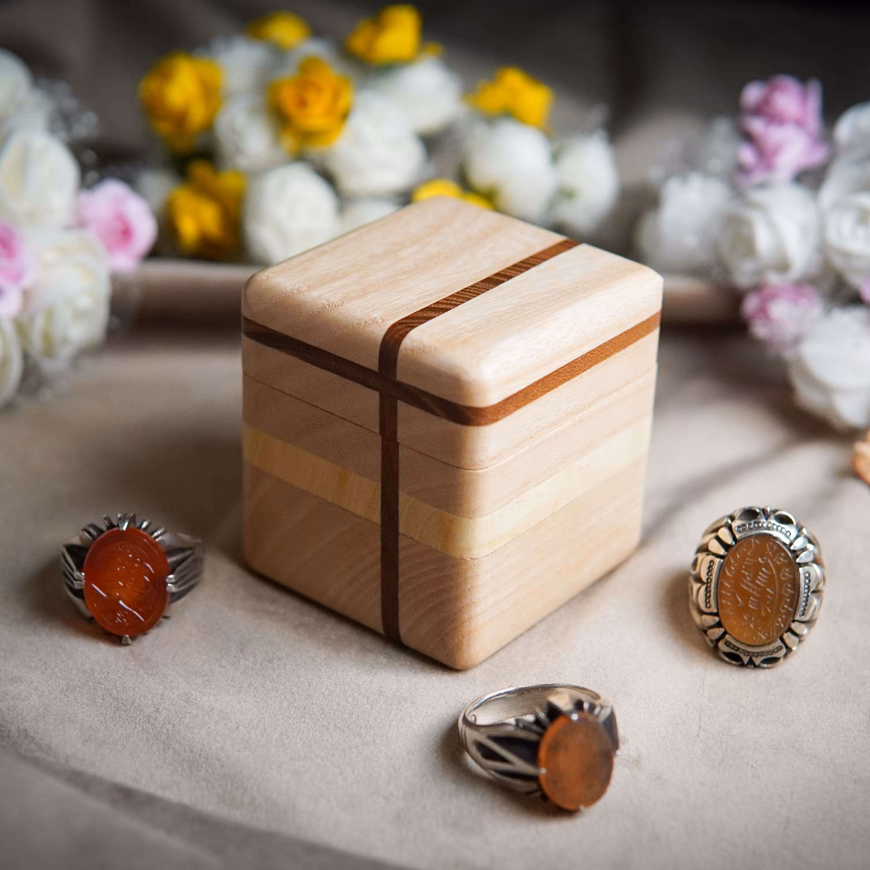 جعبه انگشتر کد 1016