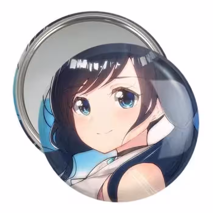 آینه جیبی خندالو مدل هینا انیمه تغییر آب و هوا با تو کد 17622