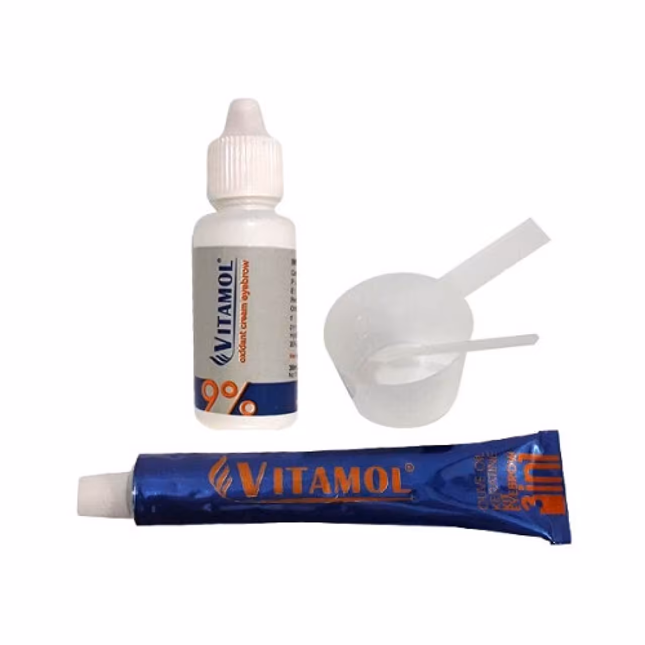 کیت رنگ ابرو بلوند دودی روشن BS ویتامول حجم 30mL