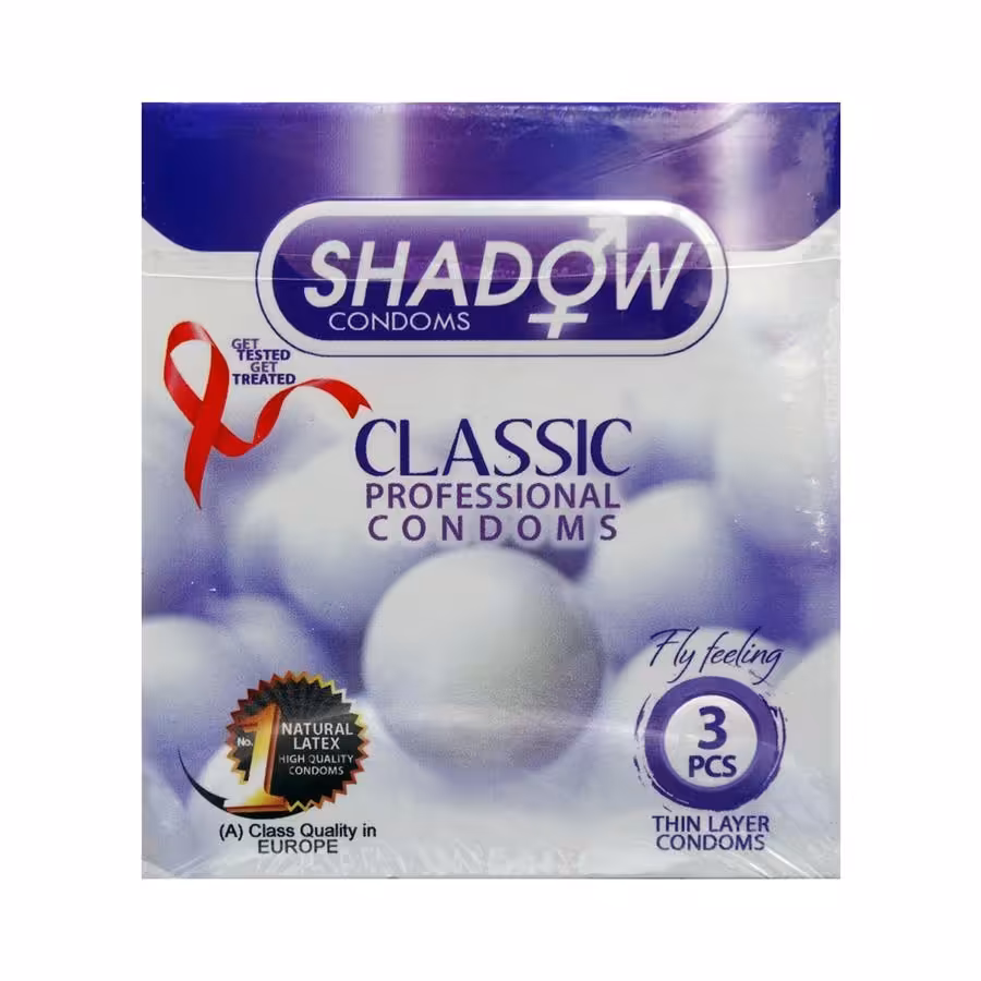 کاندوم شادو مدل Classic بسته 3 عدد