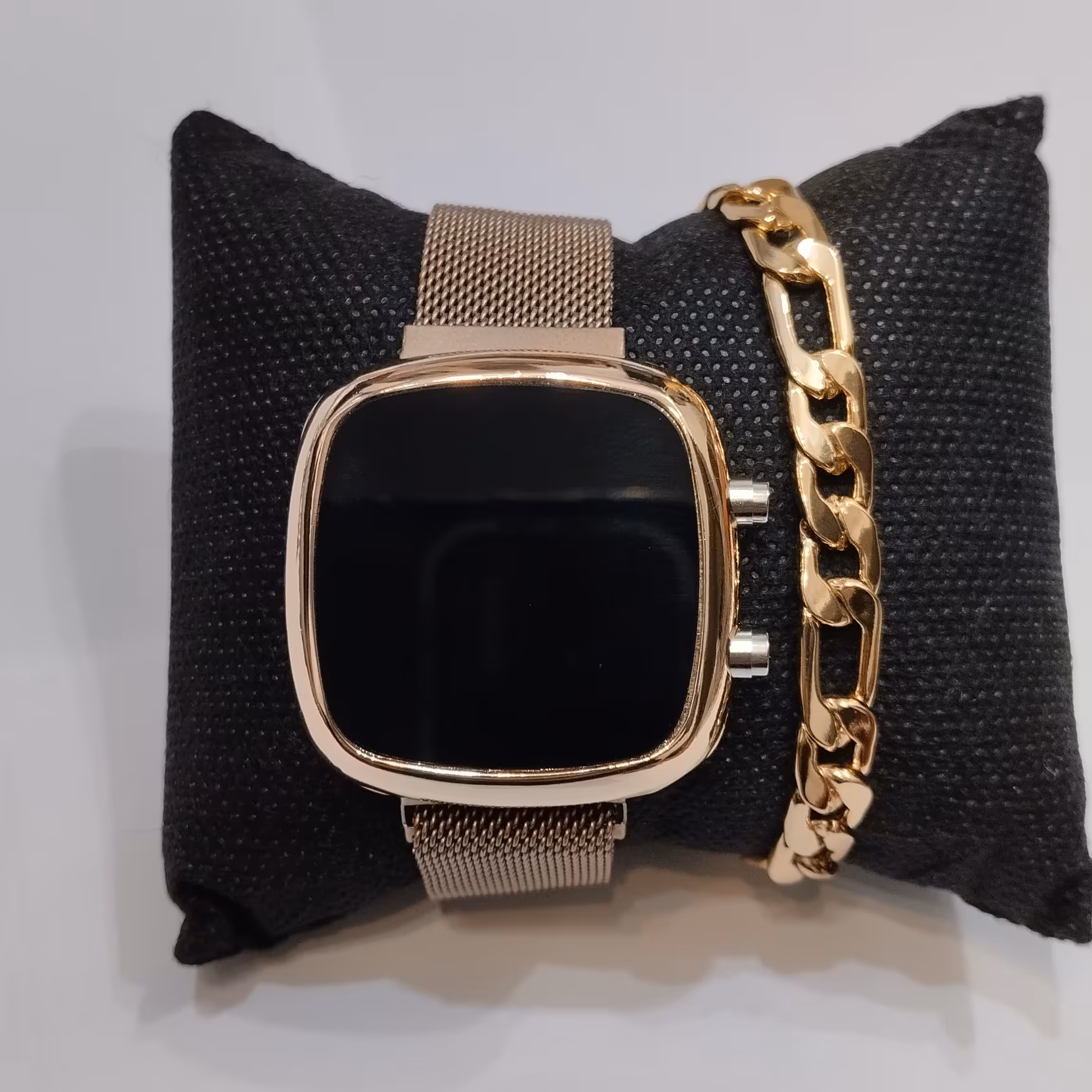 ساعت دیجیتال بند حصیری 