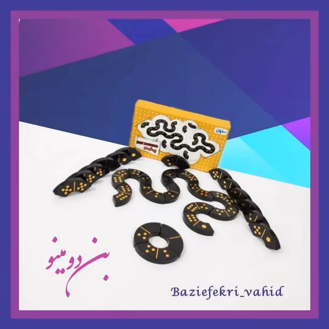بازی فکری دومینو مار پیچ