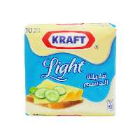 پنیر لایت ورقه ای کرافت - kraft