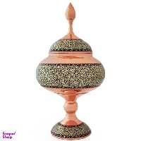 شکلات خوری مس و خاتم آقاجانی (Aghajani) سایز 35 سانتی متر