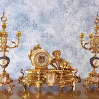ست ساعت و شمعدان  پسر بچه  (باربری - پس کرایه )