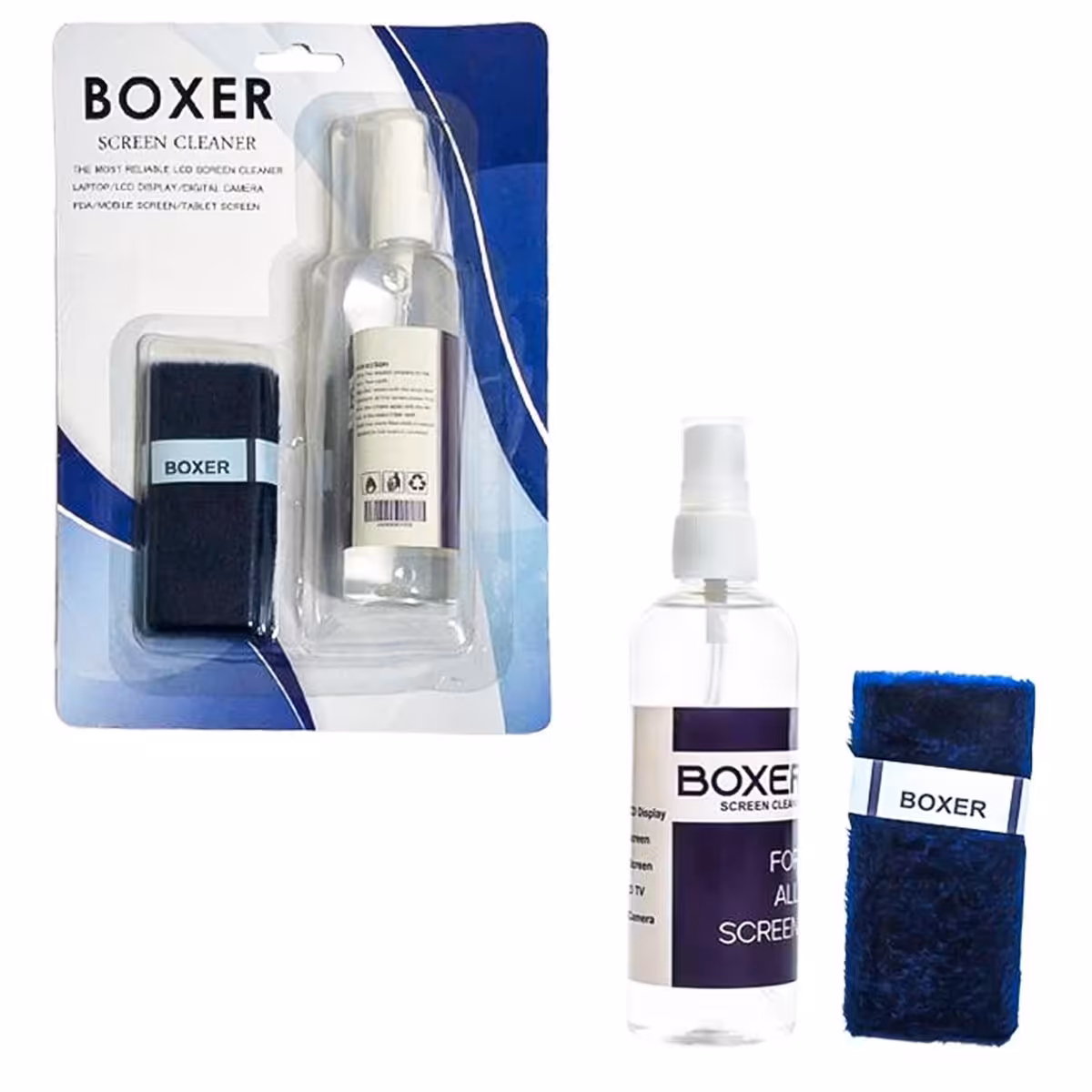 اسپری پاک کننده نمایشگر LCD و LED بوکسر  حجم 250 میلی لیتر کیفیت عالی