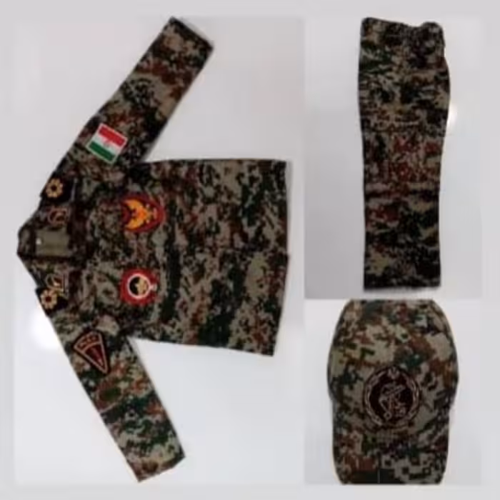 لباس بچگانه بسیجی سایز 2 جنس معمولی 