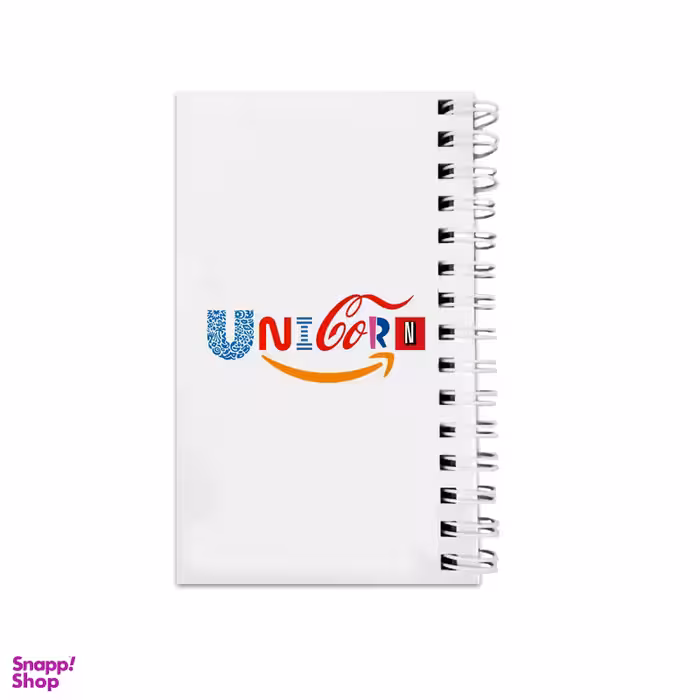 دفترچه یادداشت ۶۴ برگ مدل To Do List طرح یونیکورن و برند ها کد bambi38962