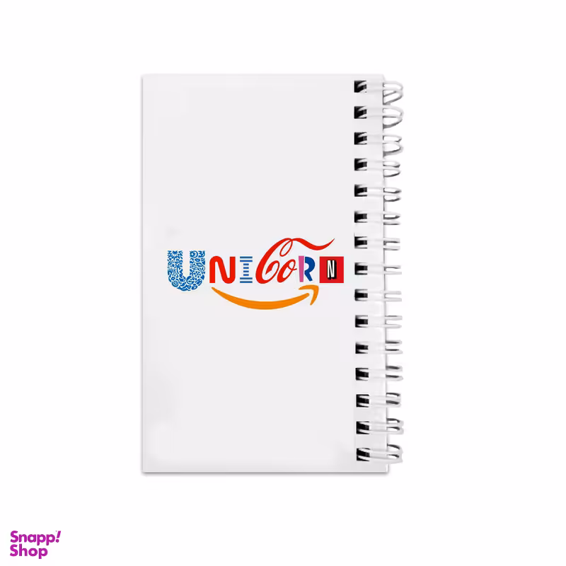 دفترچه یادداشت ۶۴ برگ مدل To Do List طرح یونیکورن و برند ها کد bambi38962