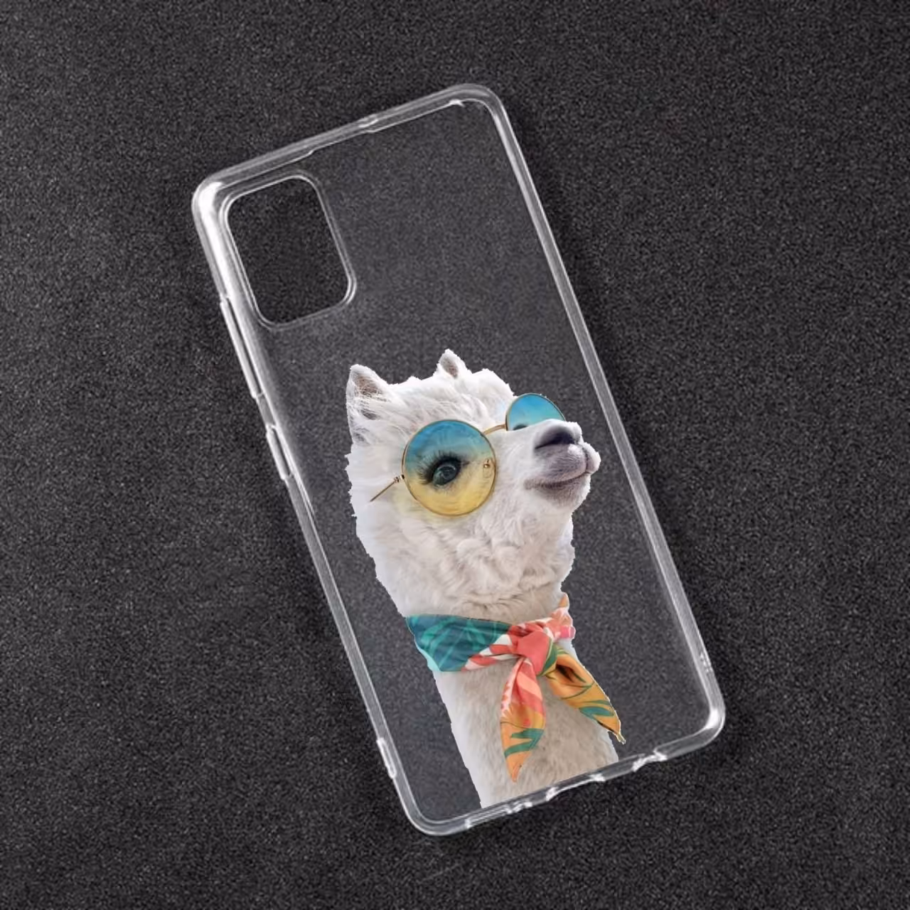 قاب طرحدار موبایل با طرح شتر لاما کد 2388