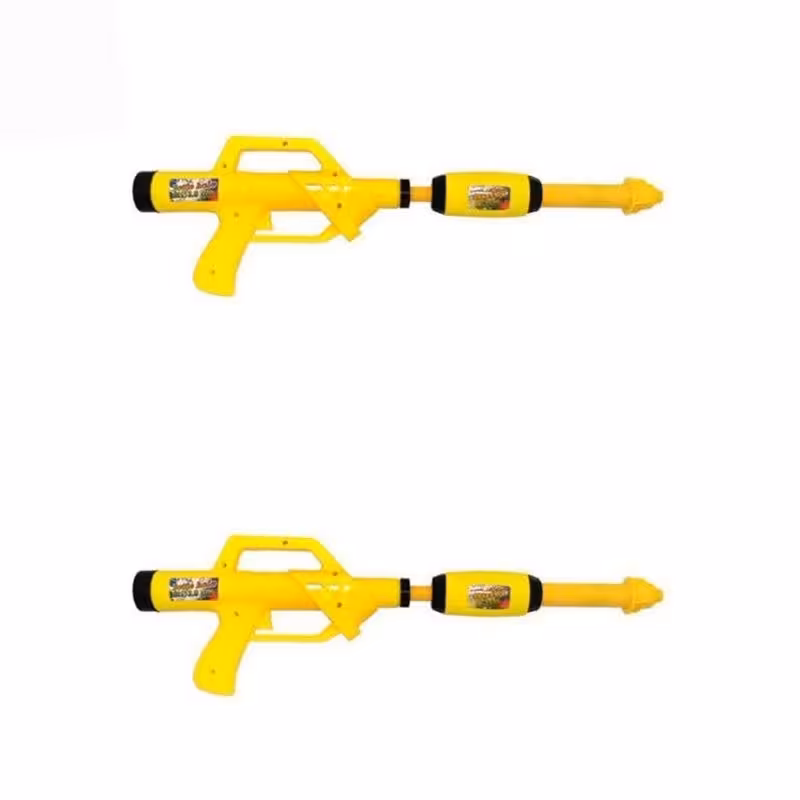 2 عدد تفنگ آب پاش غول پیکر  رنگ زرد 