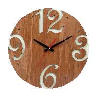 ساعت دیواری چوبی مدل کیتا کلاسیک کد CK 605-CK - (قطر 35 cm)