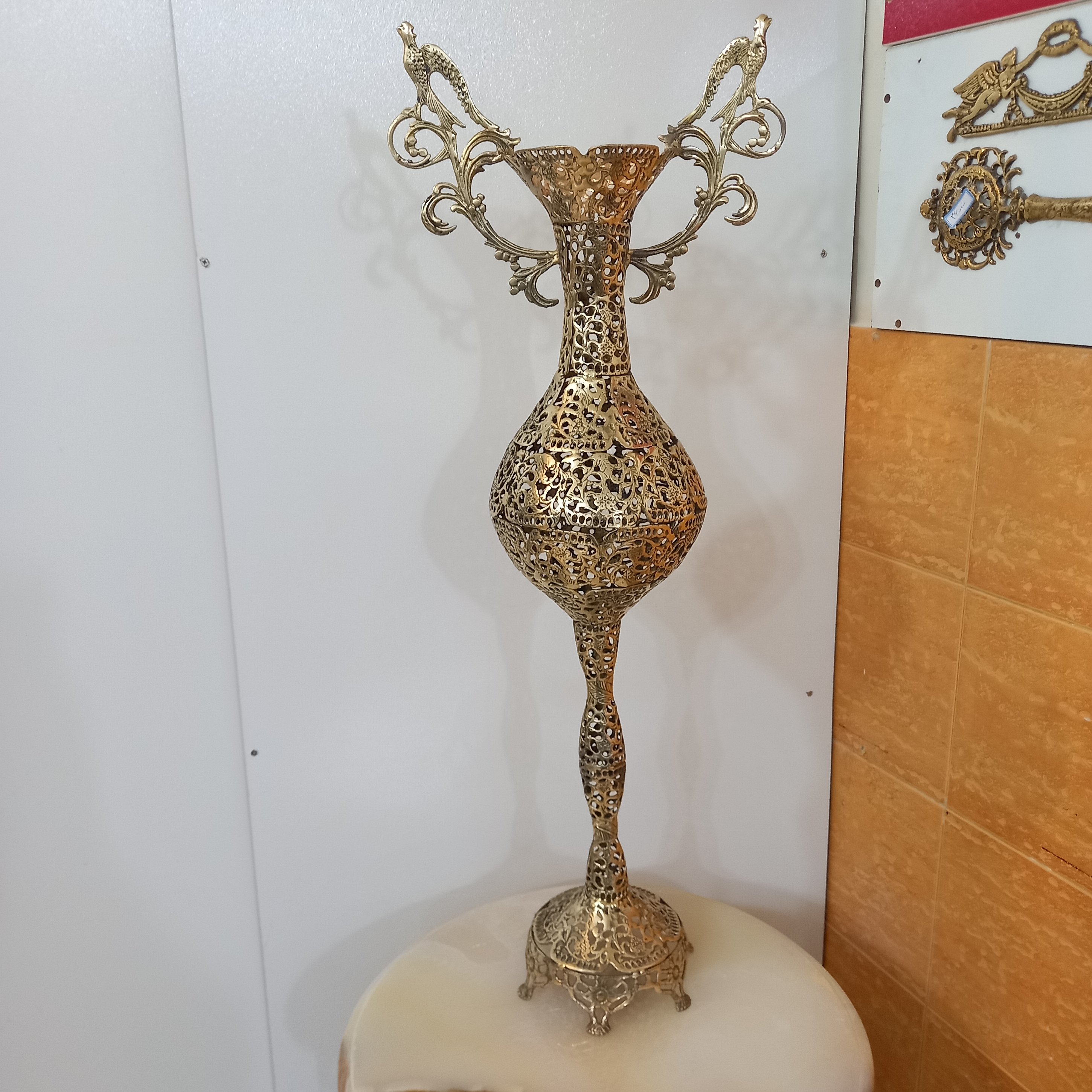 گلدان توری  برنز (پس کرایه)
