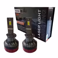 هدلایت دو طرفه مانسا مدل V8 PRO پایه H1 بسته دو عددی