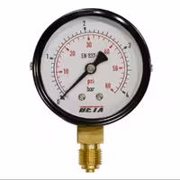 گیج فشار بتا خشک مدل 4bar-6cm