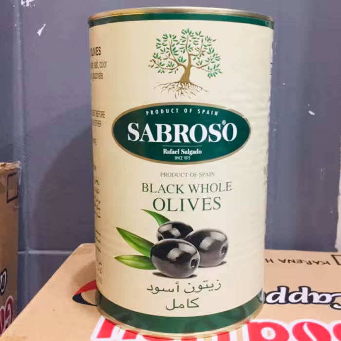 زیتون سیاه سابروسو محصول کشور اسپانیا سفارش امارات