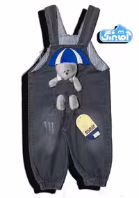 پیشبندی لی گل ایران ذغالی طرح خرس برجسته