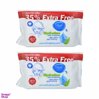 دستمال مرطوب دافی (Dafi) مدل Hydration 01 مجموعه 2 عددی