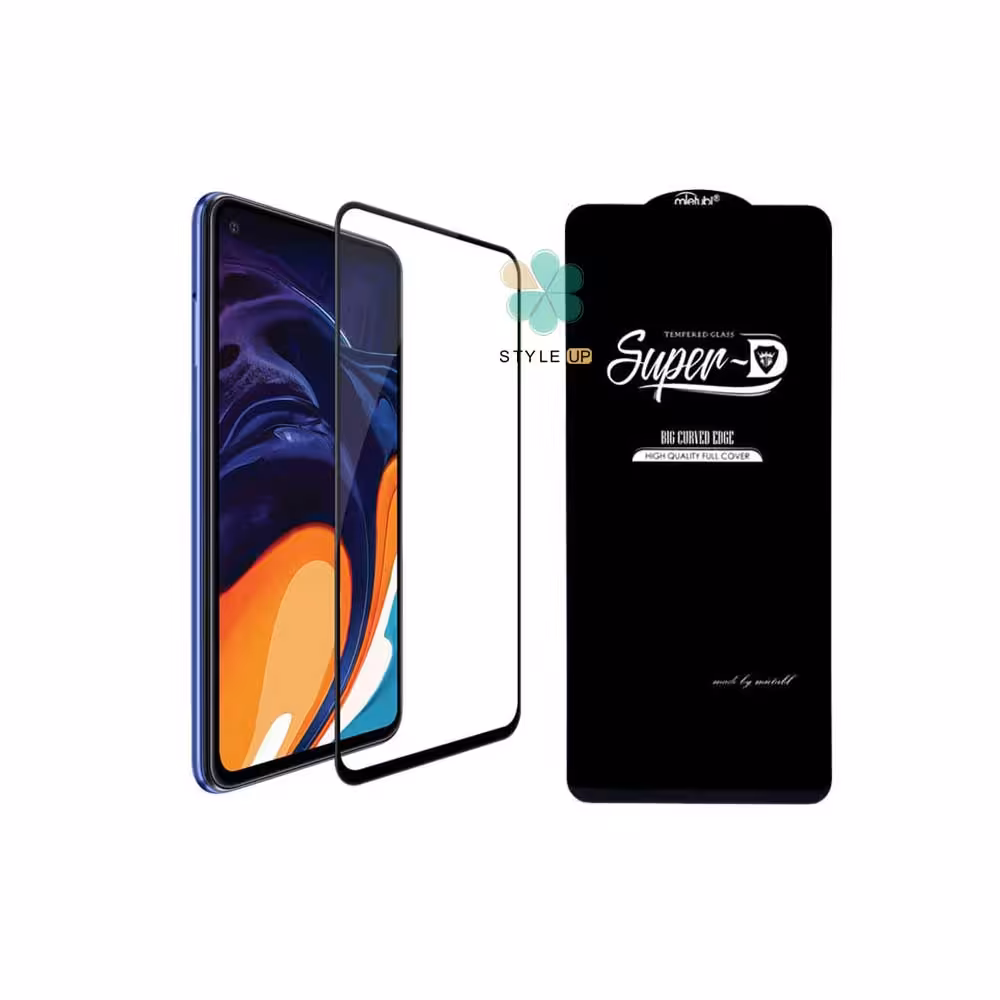 گلس گوشی سامسونگ Samsung Galaxy A60 تمام صفحه Super D