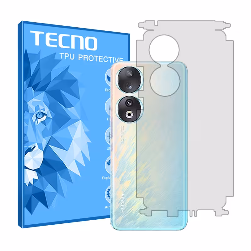 گلس پشت گوشی آنر 90 مدل شفاف برند تکنو کد M