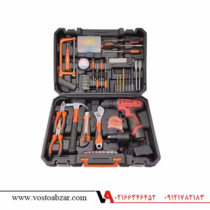 مجموعه 125 عددی ابزار ادون مدل ED-40L-TZ