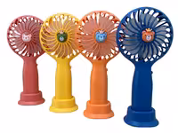 پنکه شارژی، مدل پایه دار و دستی طرح خرس تاج دار