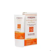 کرم ضد آفتاب کرم پودری فاقد چربی بژ صدفی هیدرودرم spf50 (لطفاقبل ازسفارش موجودی بگیرید)