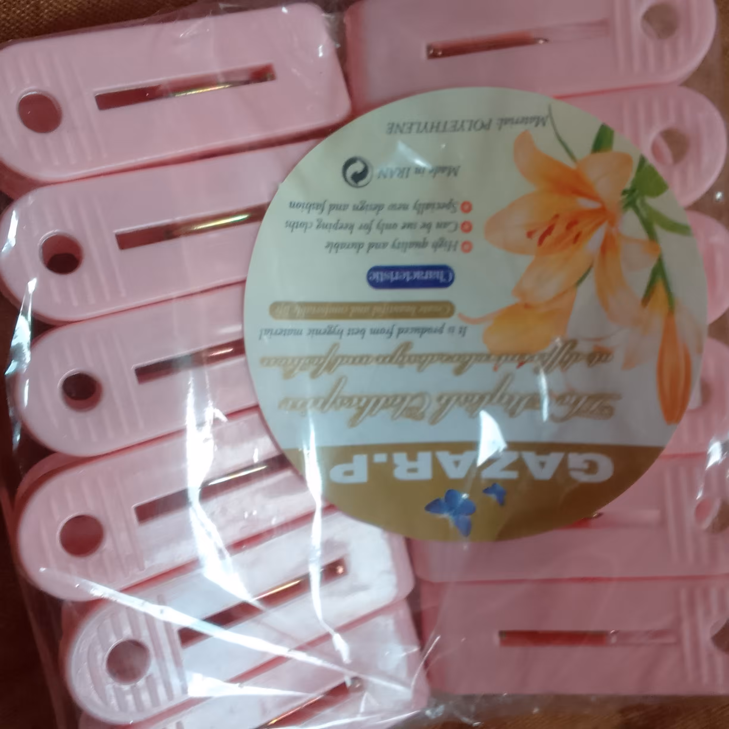 گیره لباس بسته 12 عددی