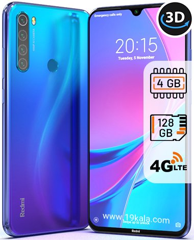 گوشی موبایل شیائومی Redmi Note 8T ظرفیت 128 گیگابایت رم 4GB