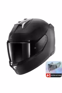 کلاه کاسکت موتورسیکلت مشکی D Skwal 3 تیره Shadow Edition ایمنی سیاه مات شارک Shark