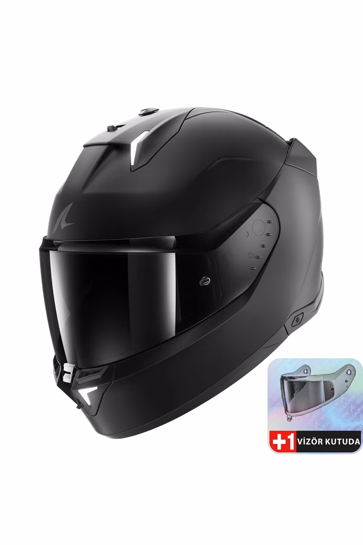 کلاه کاسکت موتورسیکلت مشکی D Skwal 3 تیره Shadow Edition ایمنی سیاه مات شارک Shark